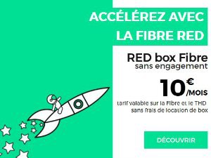 Offre Internet RED by SFR : jusqu'à 100 Mb/s en fibre et câble pour 10€/mois
