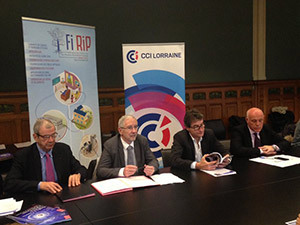 Signature d'un accord entre la CCI de Lorraine et la FIRIP pour une convention sur la formation