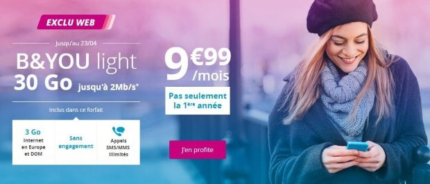 Bouygues : offre mobile en promo à petit prix