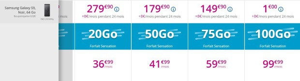 Galaxy S9 a partir de 1€ chez Bouygues