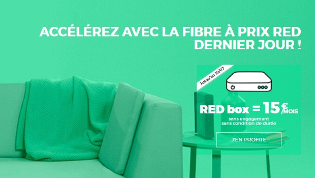 RED by SFR, la Box à 15€/mois à vie
