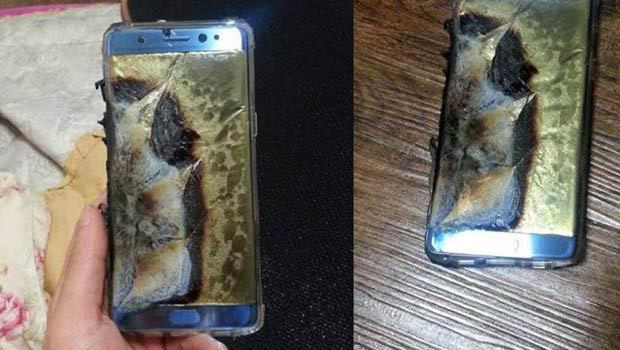 Galaxy Note 7 qui explose