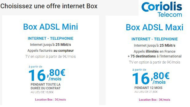 Coriolis Box ADSL