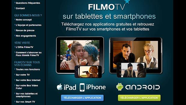 FilmoTV disponible sur ordinateur, tablette, smartphone...