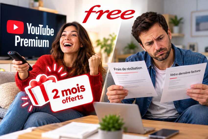 promo freebox youtube premuim frais resiliation