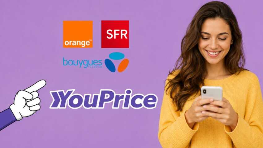 200 Go en 5G ou 130 Go en 4G pour 9,99€ : le choix du réseau change tout chez Youprice