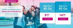 Quel forfait Bouygues pour Noël : 40Go à 10€ ou 60Go à 15€ ?