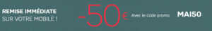 [Promo] SFR vous offre 50 euros sur l'achat de votre smartphone