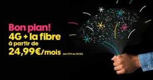 Bon plan Sosh : l'abonnement Livebox fibre + mobile à partir de 24,99€/mois !