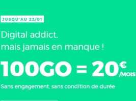Forfait mobile Red by SFR illimité avec 30Go en promotion à petit prix