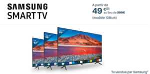 Box Bouygues avec Smart TV Samsung dès 49€ : les souscriptions sont ouvertes