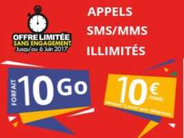 Auchan Telecom propose un forfait 10Go sans engagement à 10€