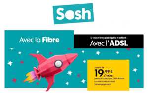 Boîte Sosh : la fibre au prix de l'ADSL