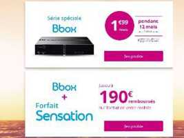 Promotion Bbox à 1,99€/mois en ADSL prolongée jusqu'au 31 juillet 2017