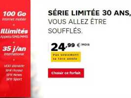 SFR : pluie de réductions sur les forfaits mobiles