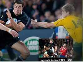 Coupe du Monde de Rugby : la caméra de l'arbitre en direct depuis la TV d'Orange