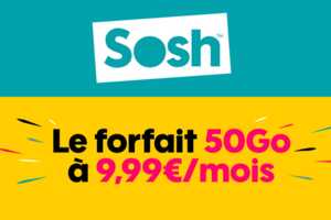 Forfait mobile : la promo Sosh 50 Go à 10€/mois vaut-elle le coup ?