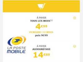 Code PROMOMUSIC La Poste Mobile : le forfait 2H / 2Go à 4,99€/mois pendant 12 mois