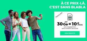 Forfait mobile : 30 Go pour 10€ à vie, le très bon plan de RED by SFR