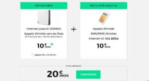 RED casse les prix : forfait 20 Go à 10€/mois, Internet + mobile 20 Go à 20€ !