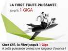 Une nouvelle offre Fibre de SFR à 39.99€