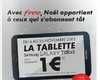Free : une tablette Galaxy Tab à 1 euro avec Canal+