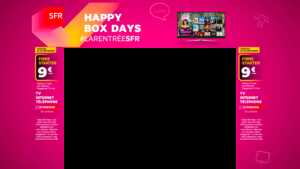 Internet à 5€/mois pendant un an : la Happy Box de SFR fait sa rentrée