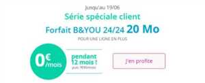 Bouygues : un forfait à 0€ pour les clients mobiles et box