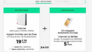 RED ou Sosh : quelle est la meilleure offre sans engagement Box internet avec forfait mobile ?