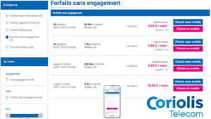 Nouvelles promotions chez Coriolis : jusqu'à -5,50€/mois pendant un an et l'Avantage Europe