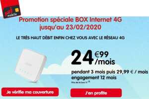 La box 4G en promotion chez NRJ Mobile
