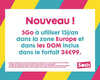 Sosh : 5Go de data utilisables dans les DOM et en Europe