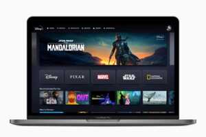 Disney+ sur un MacBook d'Apple