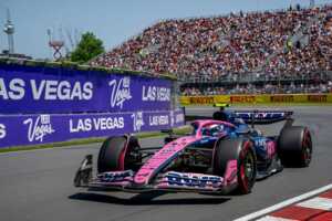 Une formule 1 lors du Grand Prix du Canada de 2025