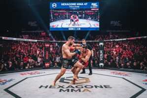 Affiche de l'événement Hexagone MMA 47 diffusé sur RMC Sport à Toulouse.