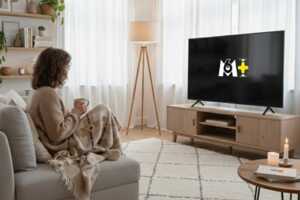 L'application M6+ à la télévision.