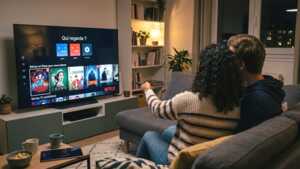 Un couple regarde quelle série Netflix ils vont regarder ce soir