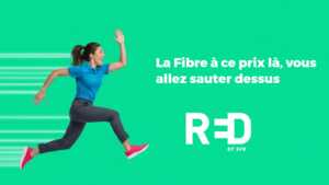 Avec RED, profitez de la fibre la moins chère du marché