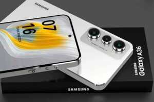 Samsung Galaxy A36 5G sur sa boîte, quasi à moitié prix sur Amazon