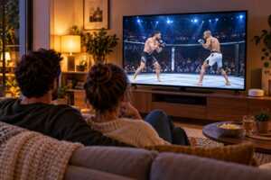 soiree mma sur Freebox