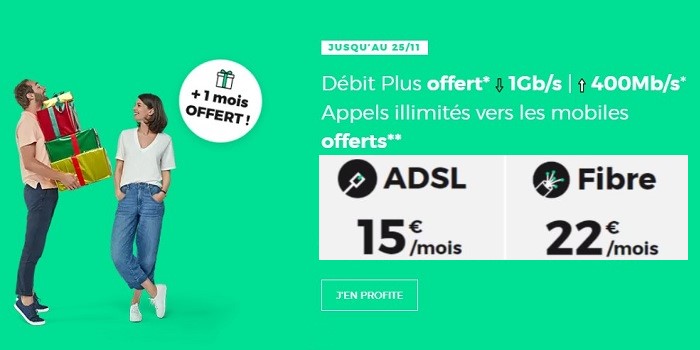 Internet RED : un prix canon, un max de bonus et un mois gratuit sur les box