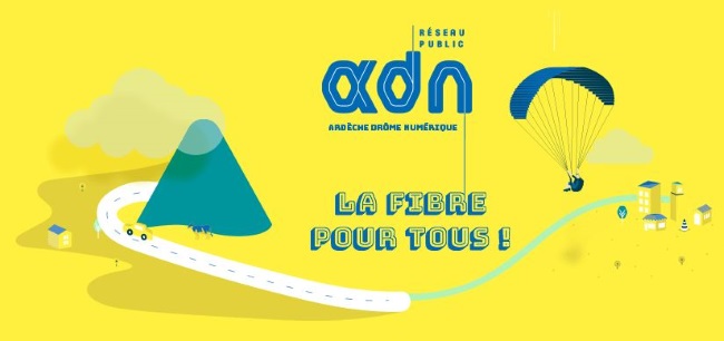 Les offres fibre Free et Orange disponibles sur Ardèche Drôme Numérique