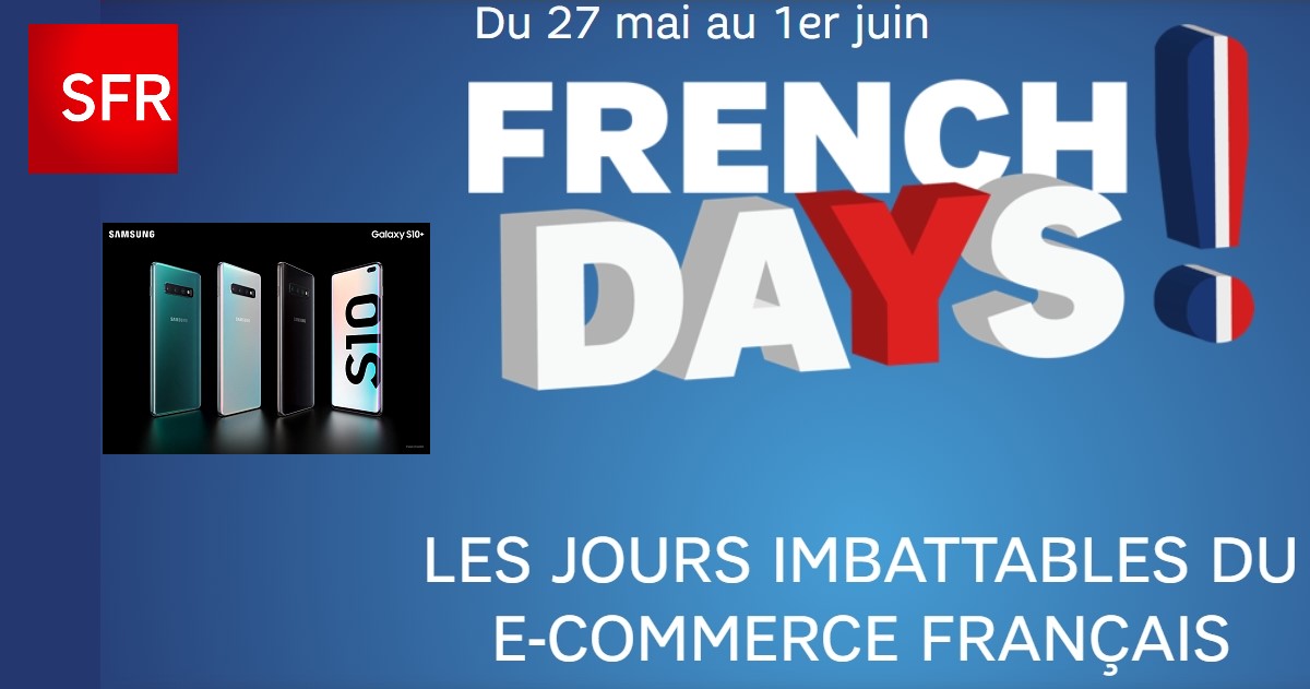 French Days : le Samsung Galaxy S10 à seulement 1€ avec SFR