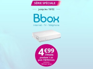 Promo Internet Bouygues : la Bbox ADSL à 4,99€/mois et un forfait mobile offert pendant un an