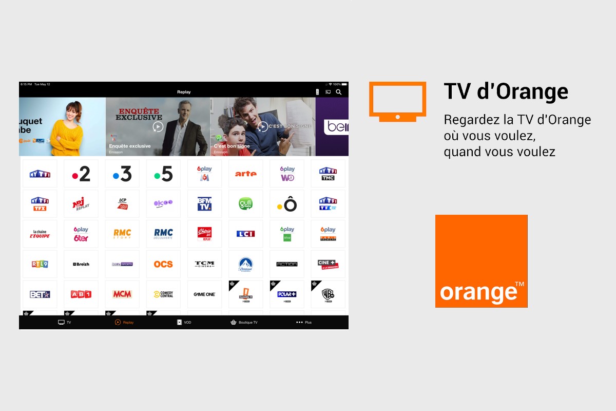 Comment regarder la TV d'Orange sur smartphone  quand on est abonné Livebox ?