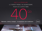 Forfait SFR Power 40 Go pour les abonnés fibre le 19 mai !