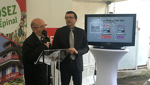 SFR inaugure la fibre FTTLa à 1 Gbit/s dans la Communauté d'Agglomération d'Epinal