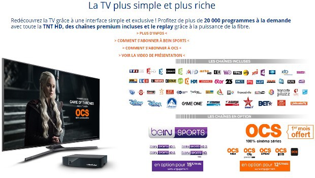 OCS débarque le 1er juin sur la box internet LA FIBRE videofutur