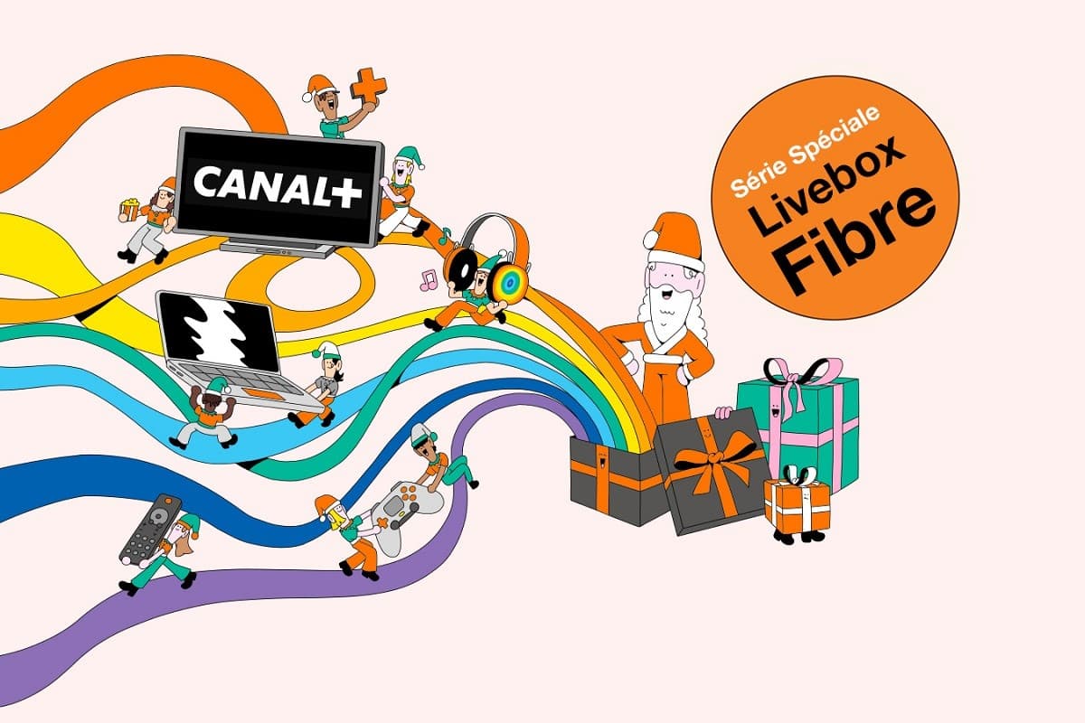 Promo Canal+ avec la série spéciale Livebox orange