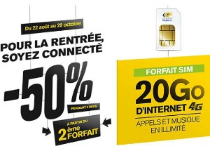 La Poste Mobile : -50% sur le 2e forfait et autres bons plans